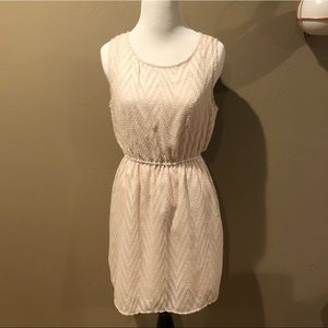 Forever 21 champagne babydoll dress size Small